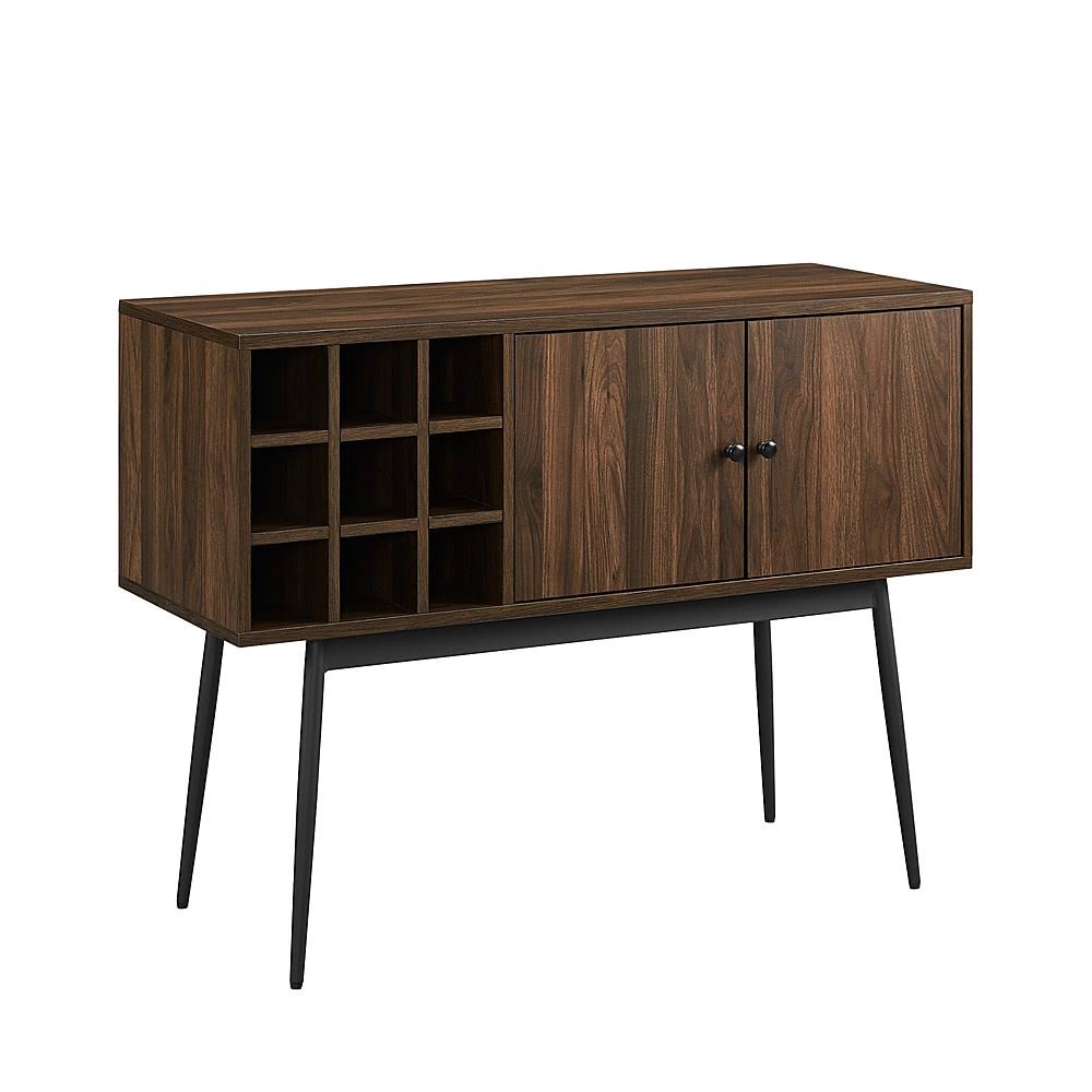 Dark Walnut Bottle Storage Bar Cabinet T24742