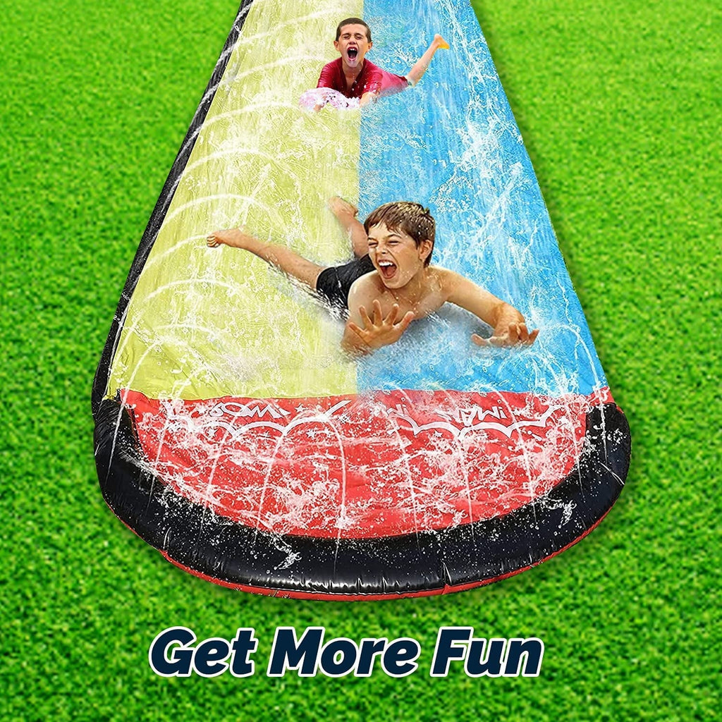 15.5ft Lawn Slide with Splash Sprinklers D877