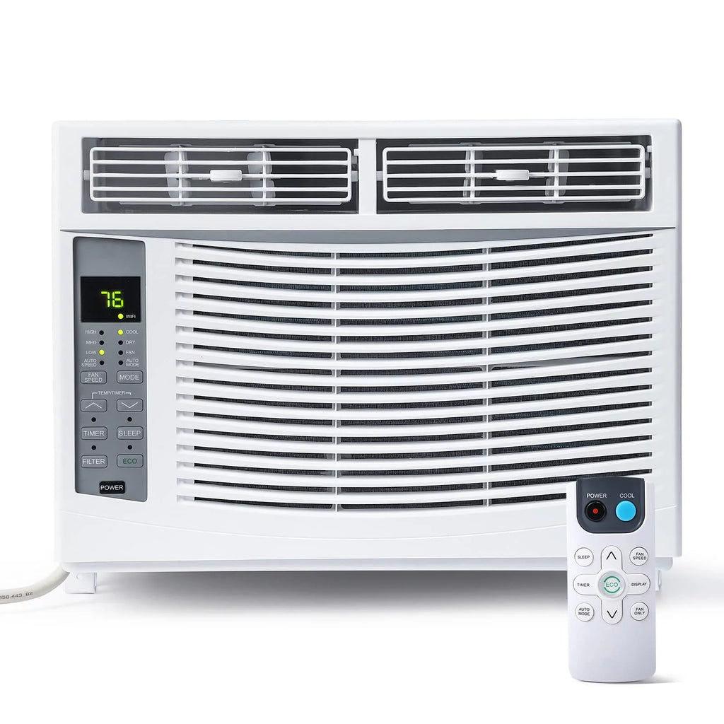 6000 BTU White Air Conditioner with Remote App Control F3691