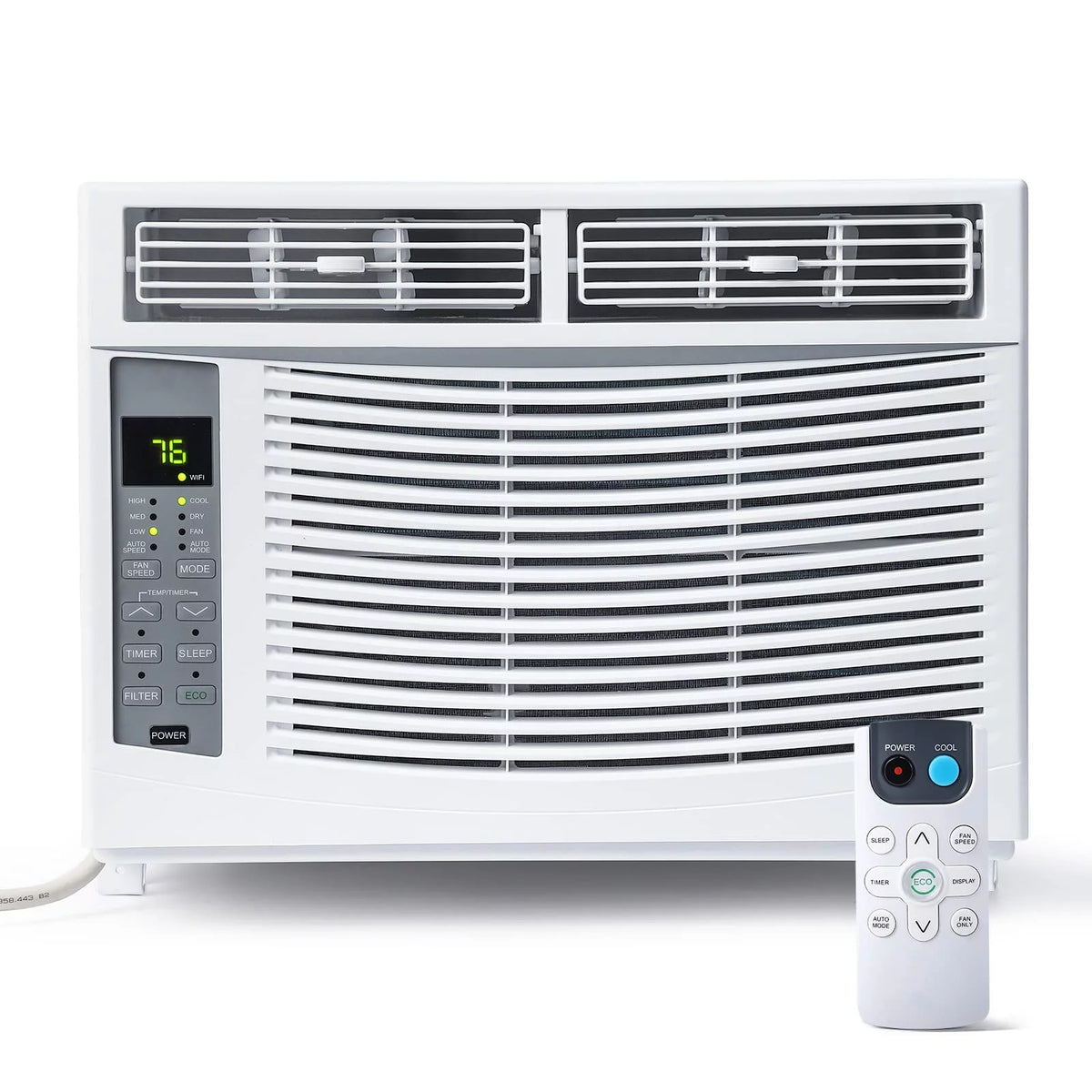 6000 BTU White Air Conditioner with Remote App Control F3691