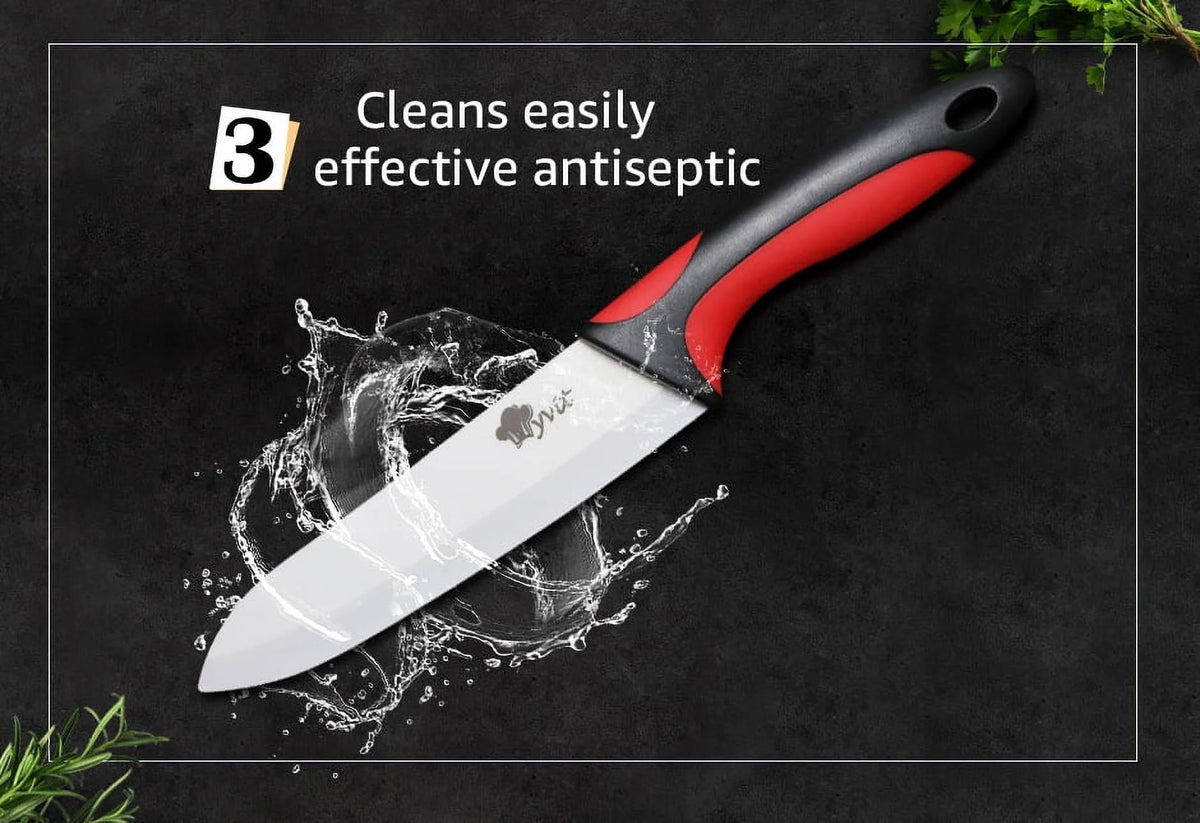 Ceramic Knives Set with Knife Holder G51162