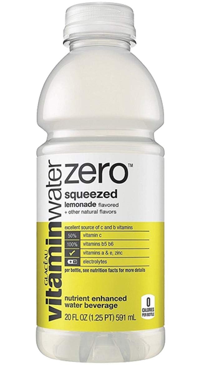 20oz Bottle Pack of 6 Lemonade Vitamin Water Zero L7785