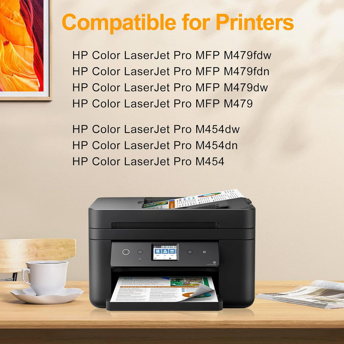 Compatible Toner Cartridge Replacement 4-Pack T185