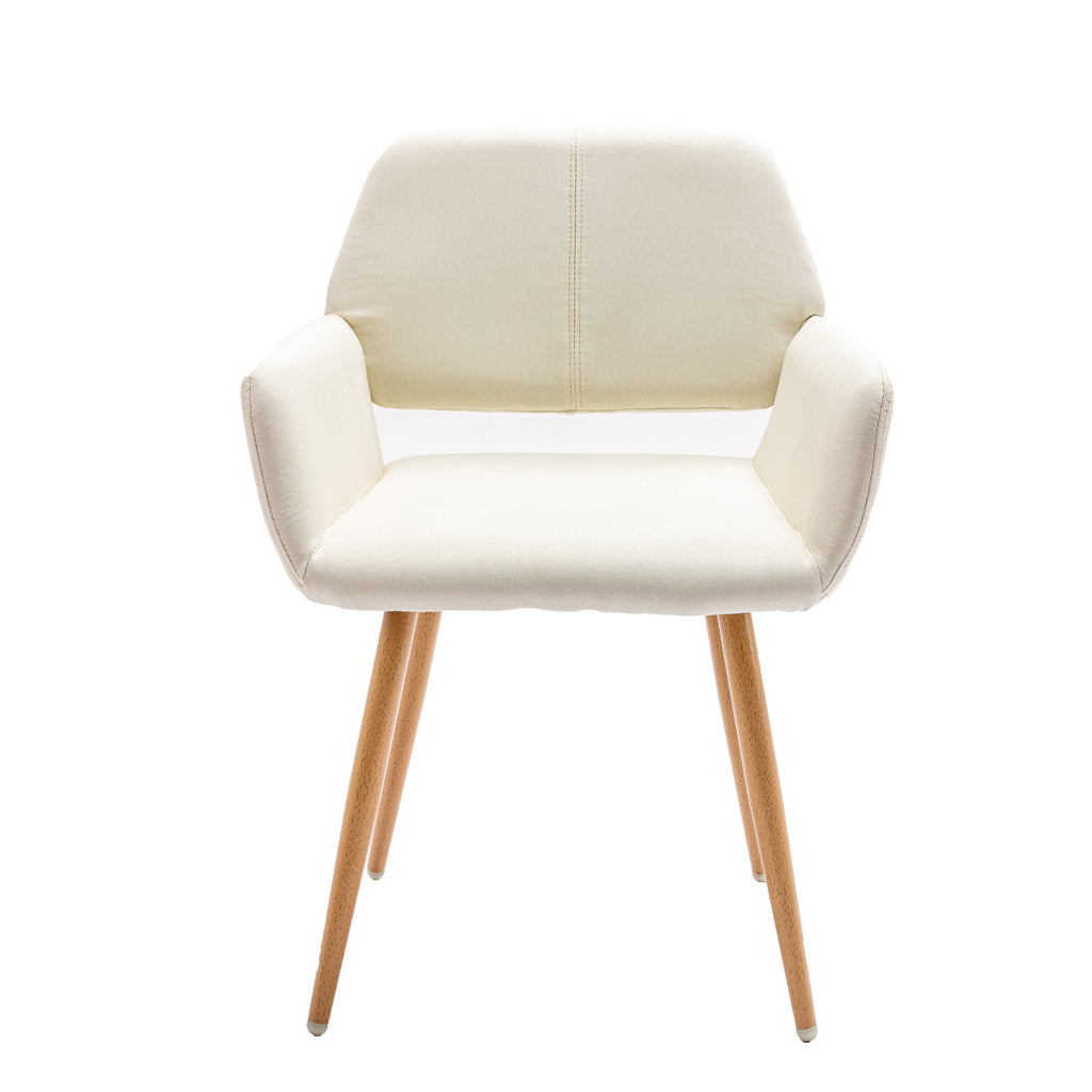 Modern Upholstered Accent Chairs with Metal Legs R349