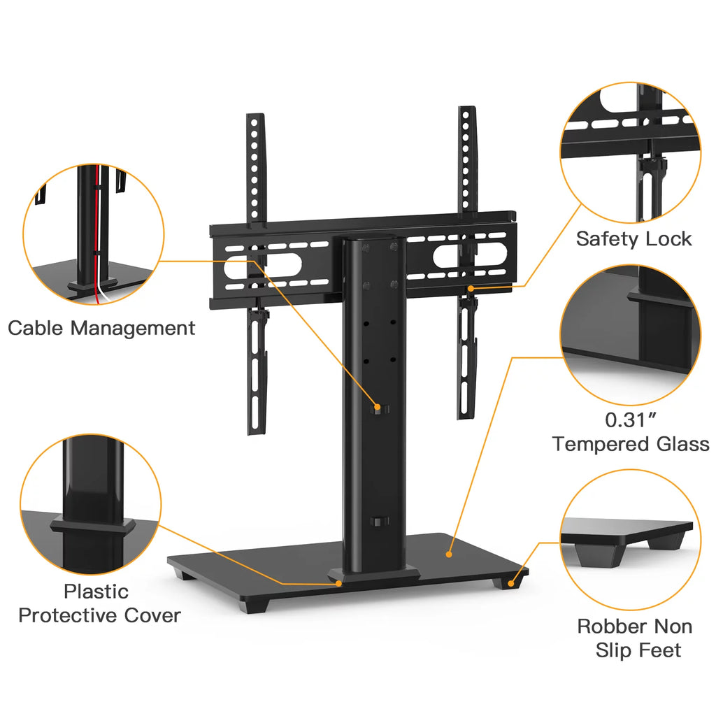 Universal TV Stand for 37-55 inch LCD LED TVs Height Adjustable K4969