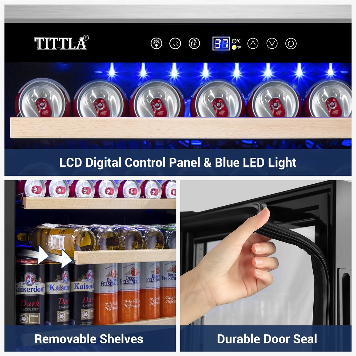 24'' 150-Cans Built-in Beverage Cooler P653