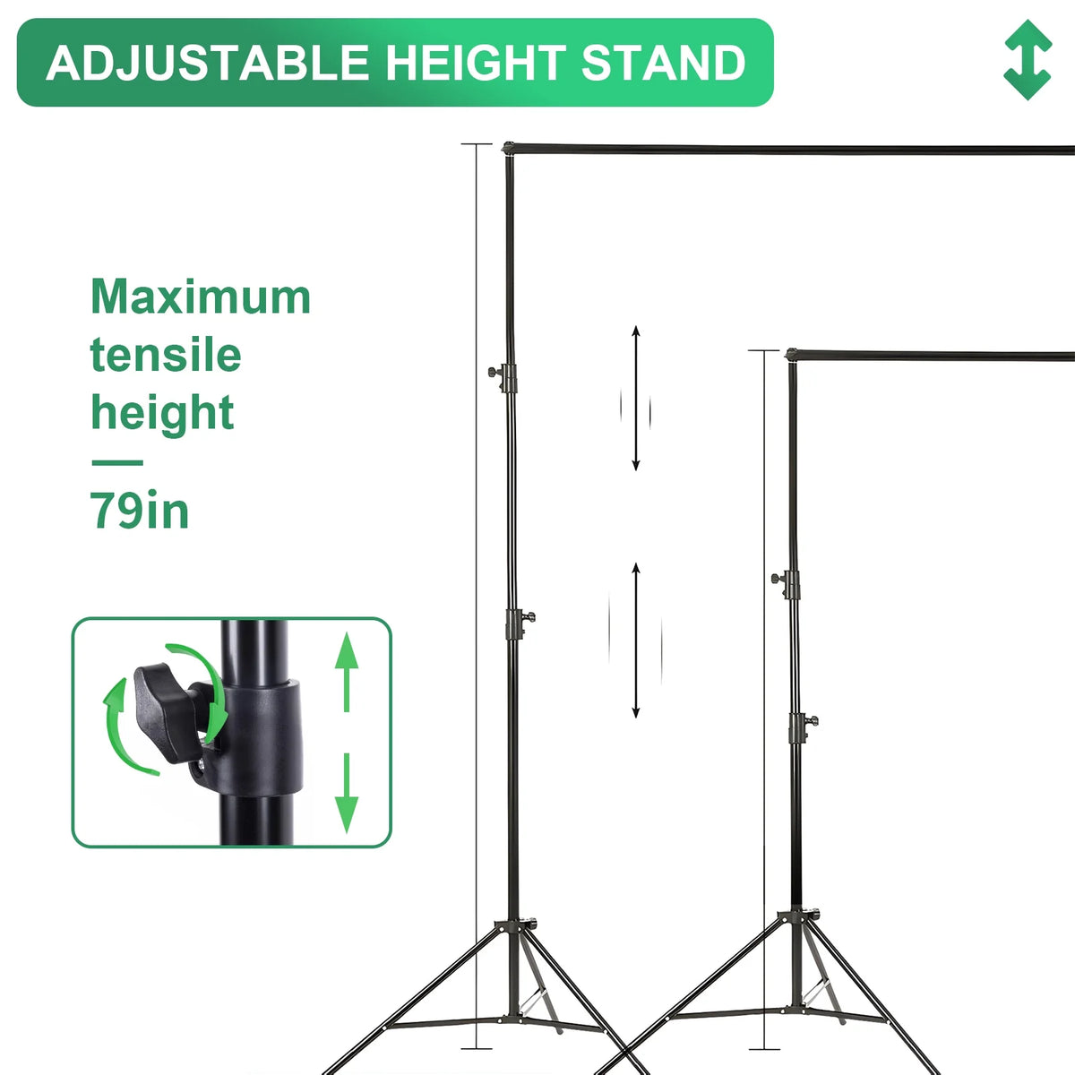 100 inch Portable Projector Screen with Stand F3612