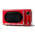0.7 Cubic Foot 700-Watt Retro Red Countertop Microwave Oven B439