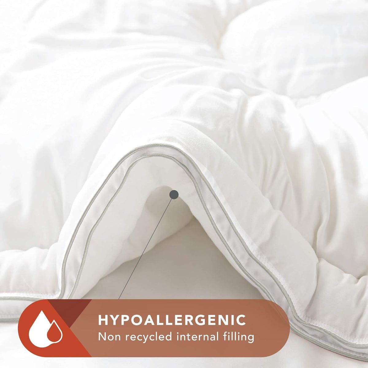 White Lyocell Eucalyptus Full Queen Comforter S54521