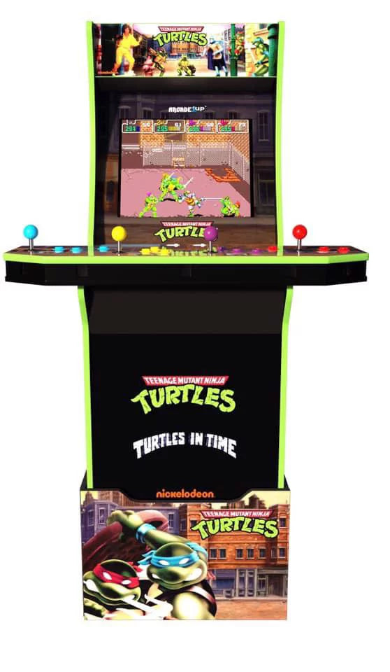 Teenage Mutant Ninja Turtles Arcade Machine with Riser G294