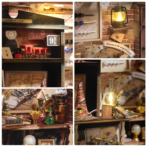 Miniature Dollhouse Kit with Furniture, 1:24 Scale M19517