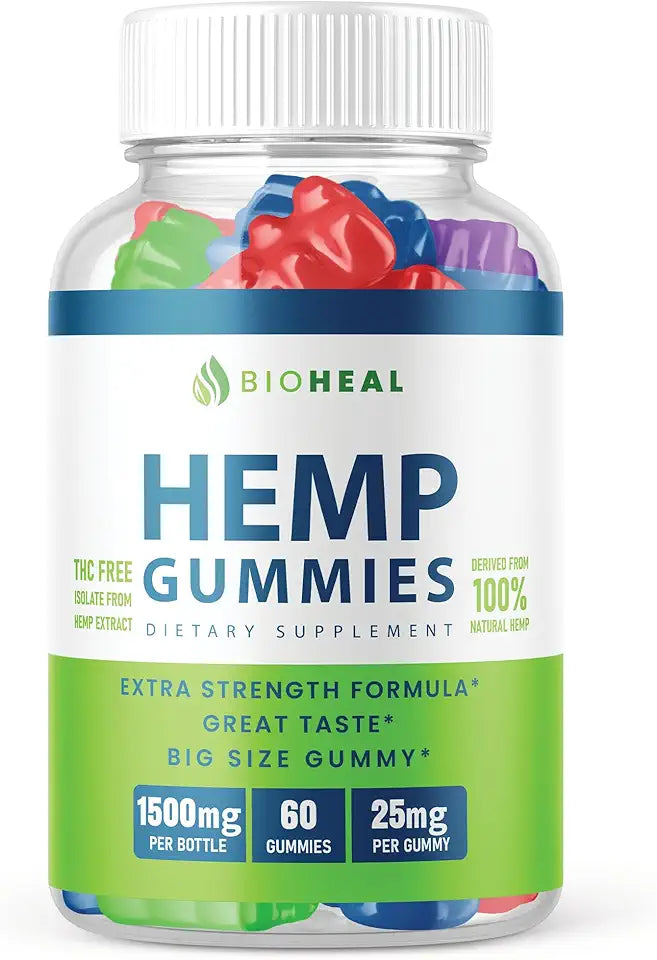 Hemp Extract Gummies 1500mg 60 Gummies N85454