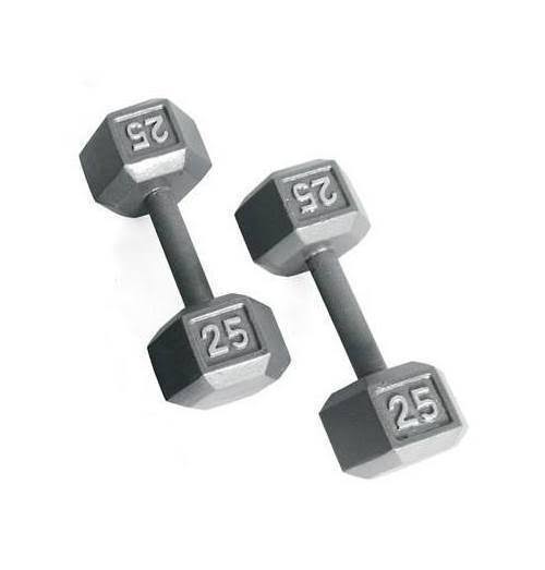 Cast Iron Hex Dumbbell 15 lb A87573
