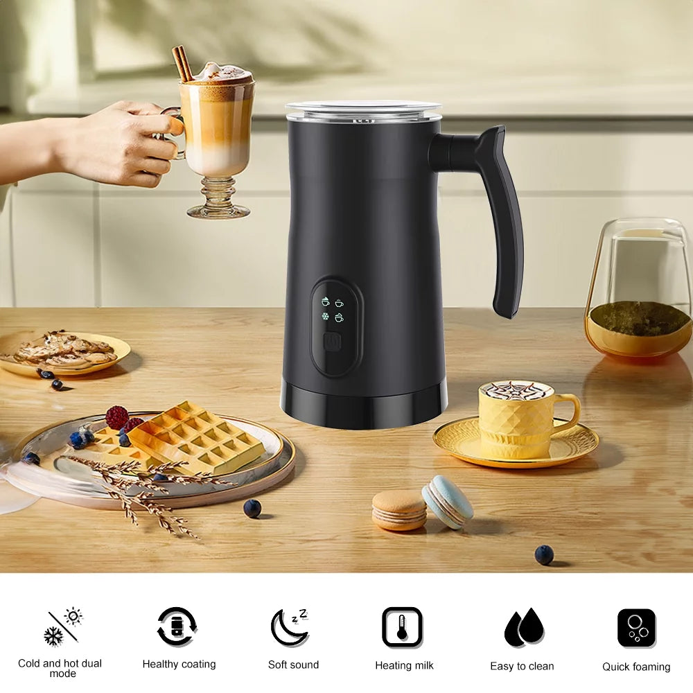 Electric Milk Frother Stainless Steel 4 in 1 400W 350ml U267