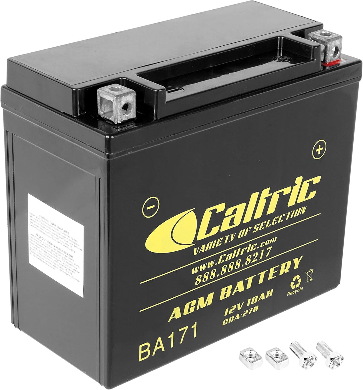 Pack of 2 AGM Battery for Polaris Sportsman 500 4X4 EFI 2007 2008 2009 2010 B822698
