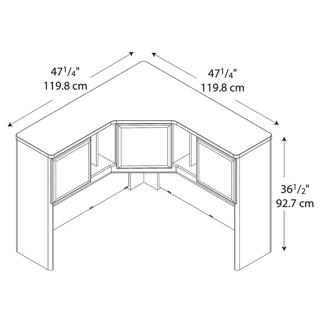 Corner Hutch K887
