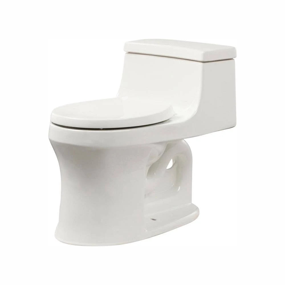 White One-Piece Round-Front Toilet N7846