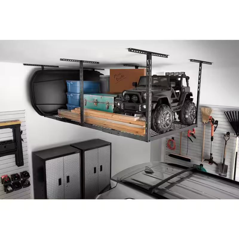 Adjustable Height Overhead Garage Storage Rack D718