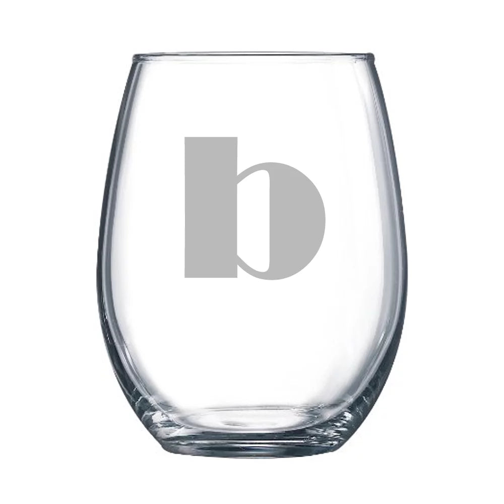 15 oz Stemless Wine Glass Q4351