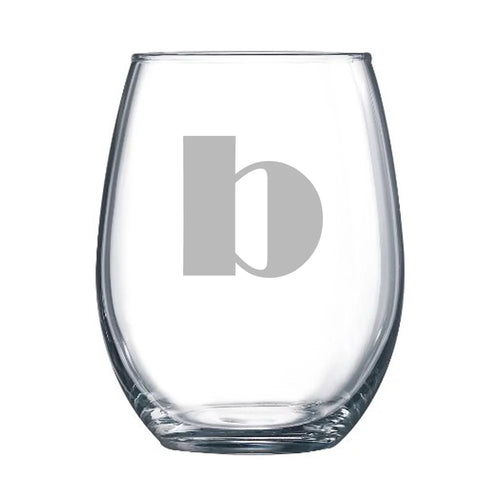 15 oz Stemless Wine Glass Q4351