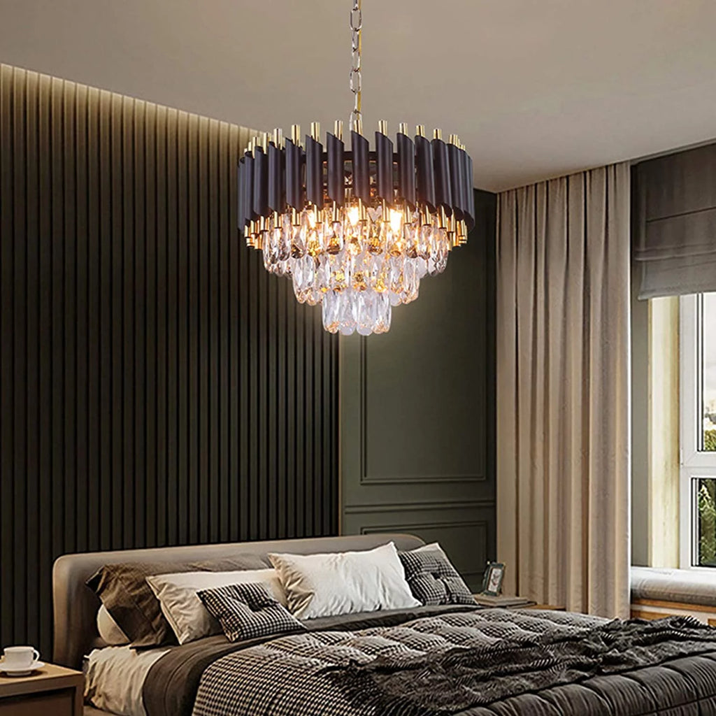 Modern Luxury Crystal Chandelier 4 Tiers F239