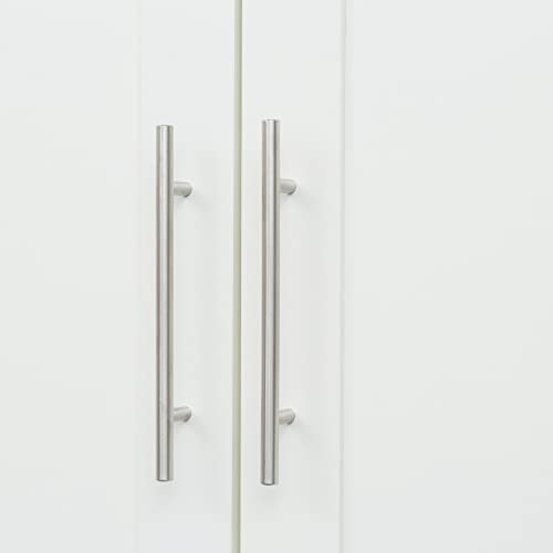 White Tall Kitchen Pantry Cabinet with 2 Doors and 2 Drawers N606