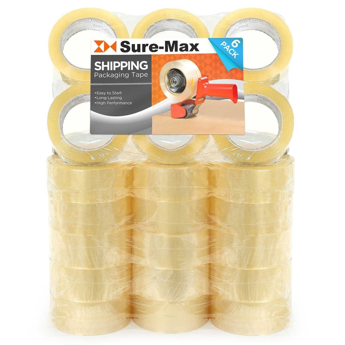 Clear 2.0 Mil Packing Tape 36 Rolls C102606