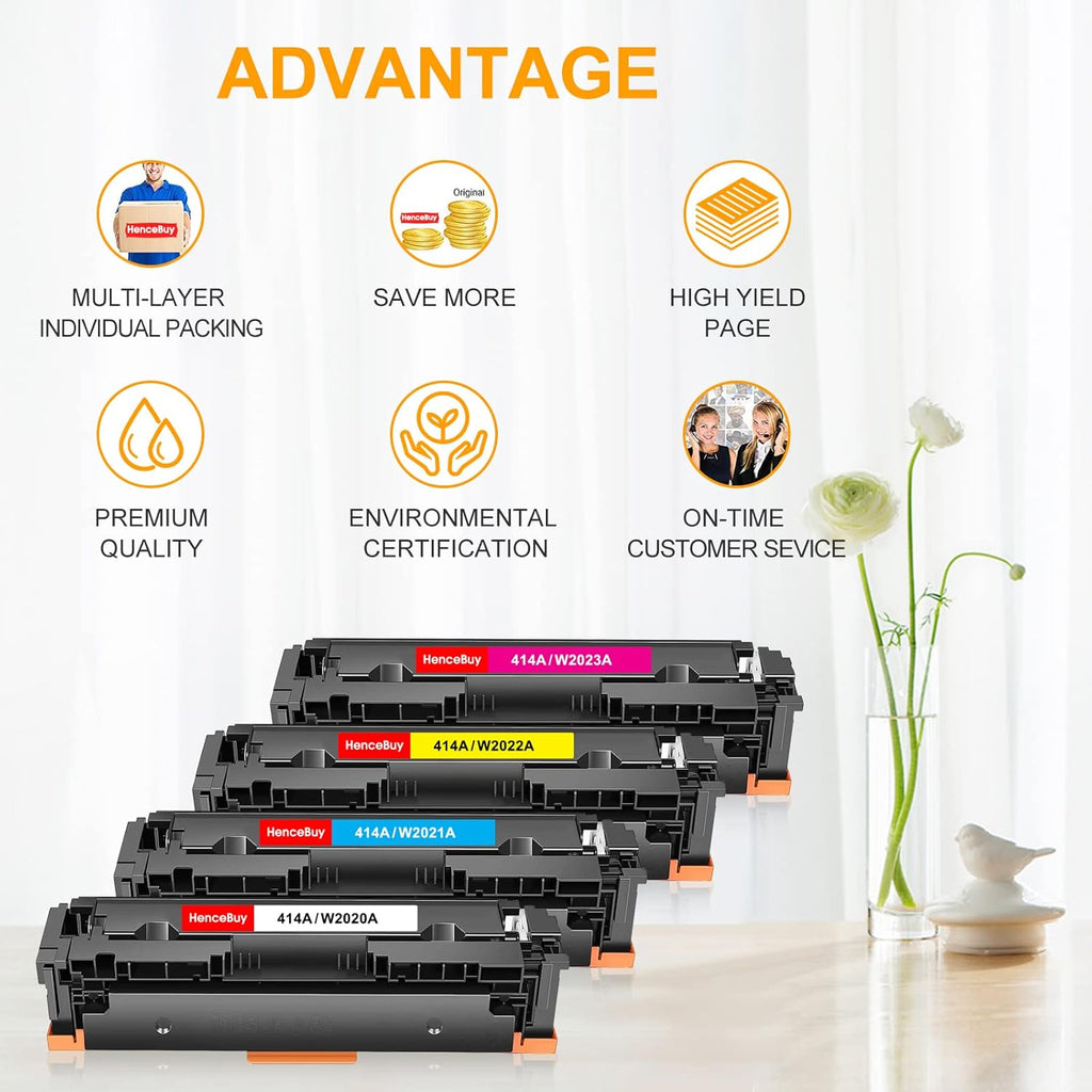 Compatible Toner Cartridge Replacement 4-Pack T185