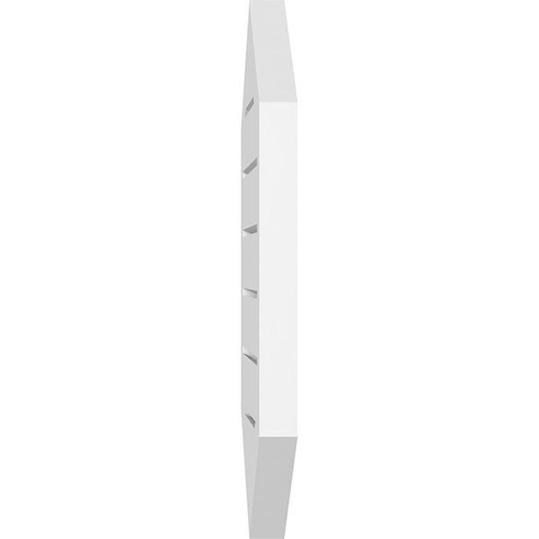 Vertical Peaked Surface Mount PVC Gable Vent Z703194