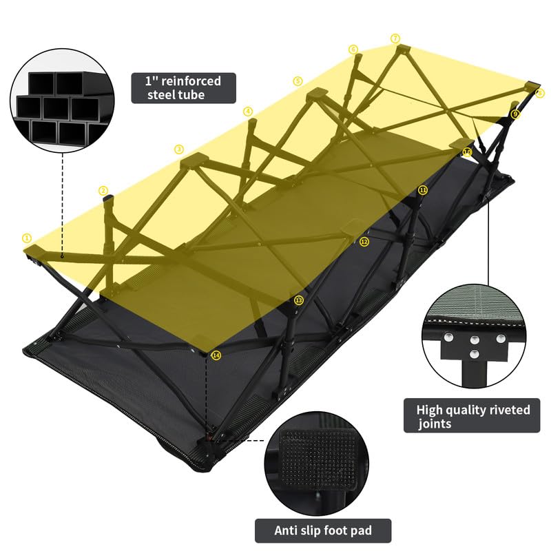 Folding Camping Cot Outdoor Sleeping Bed B684
