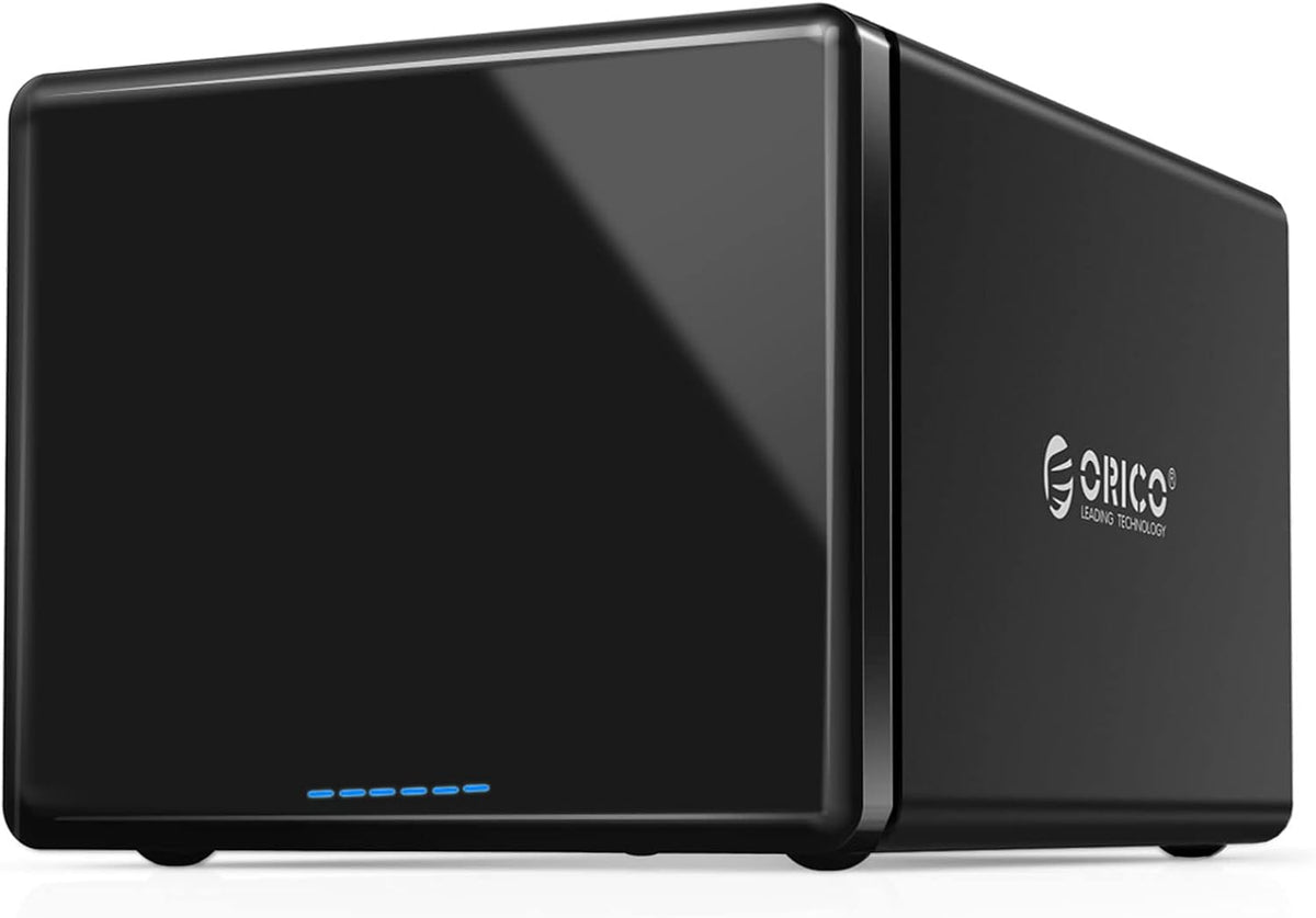 5 Bay Magnetic Aluminum Type-C to SATA Hard Drive Enclosure F703