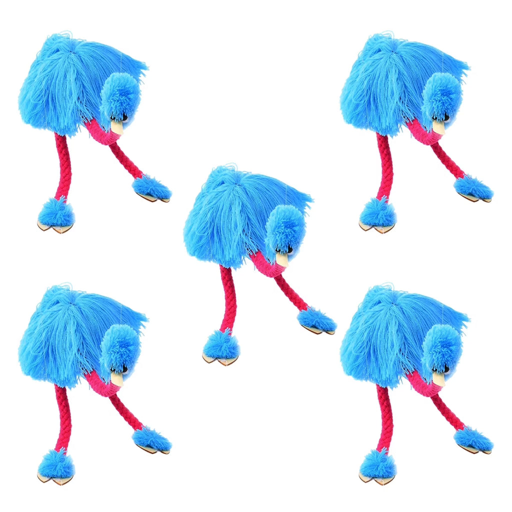 5PCS Pull String Plush Ostrich Marionette Toy N814