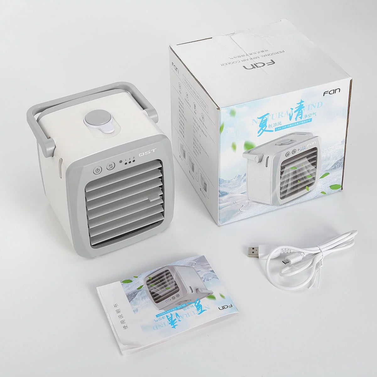 Portable Table Misting Fan with 3 Wind Speed F77125