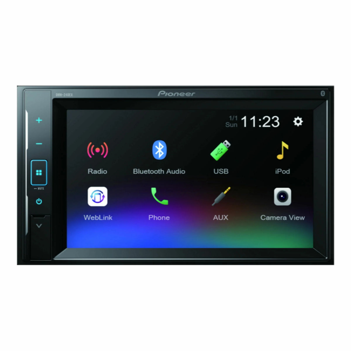 2-DIN Bluetooth Digital Media Receiver with 6.2-inch Touchscreen P9187