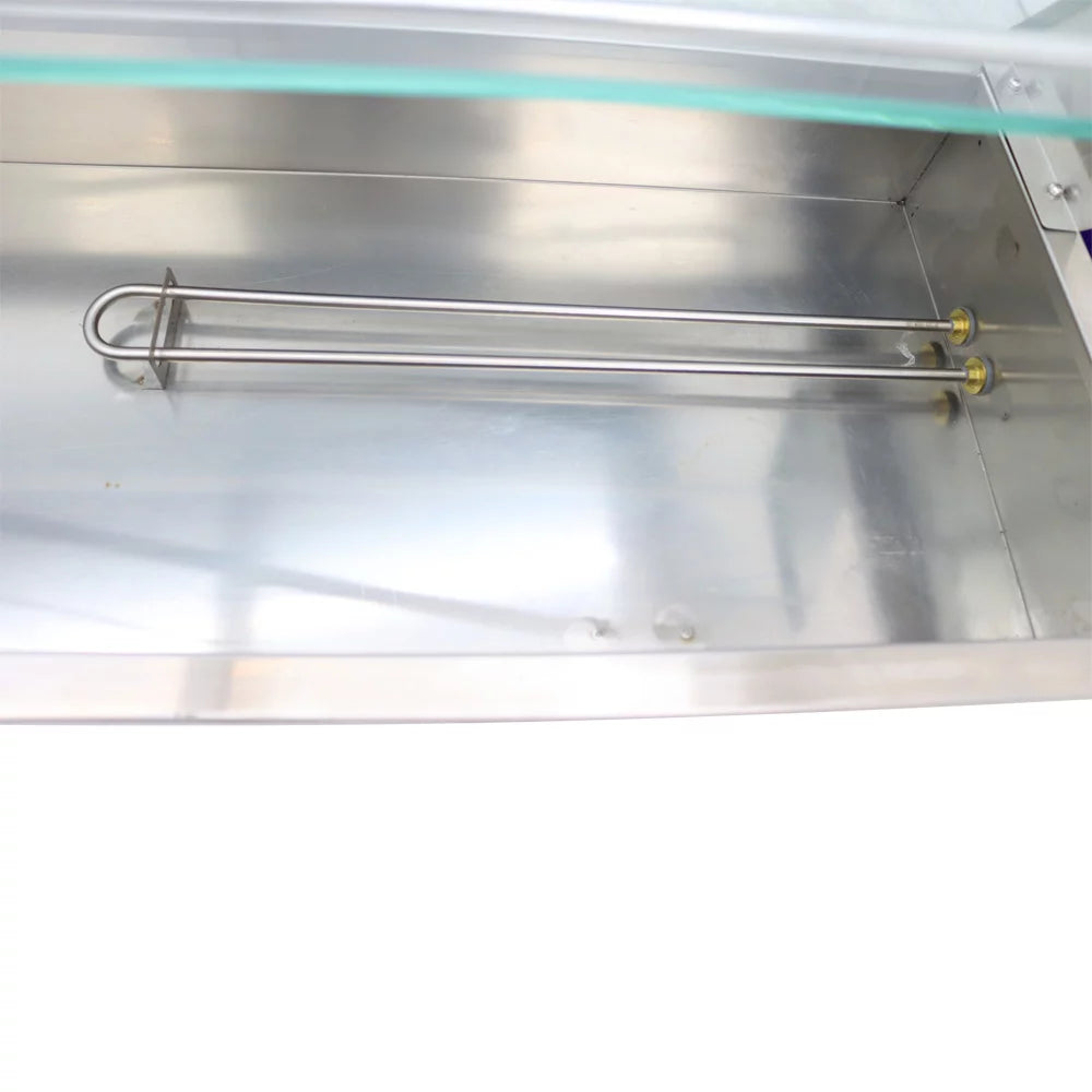 Electric Commercial Bain-marie Buffet Food Warmer Steam Table with Glass Guard 6-Pan A4751