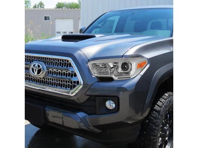 Chrome Housing Amber Projector Headlight Set B5374