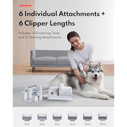 Ultra Quiet Pet Vacuum Grooming Kit J520