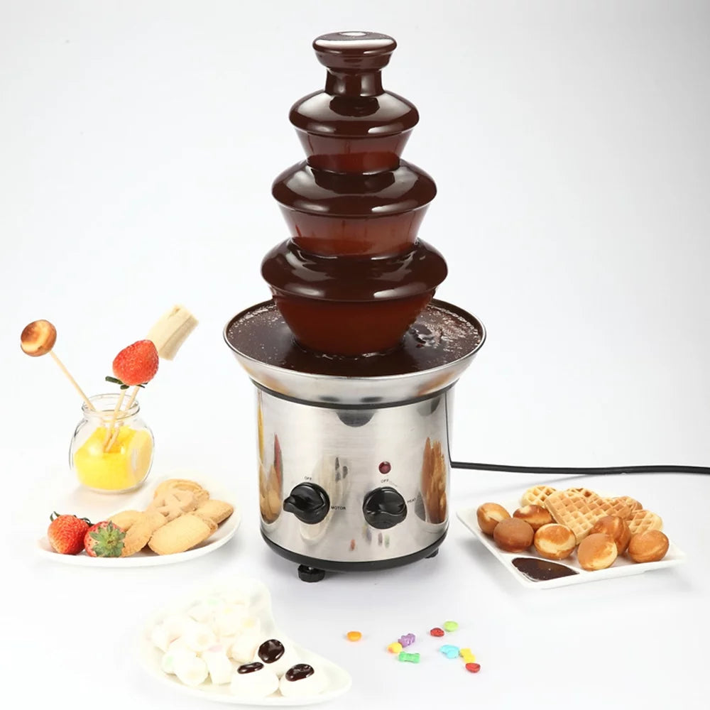 4 Tiers Electric Chocolate Fountain X4483