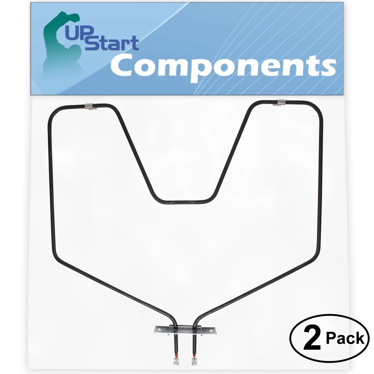 2-Pack Replacement Bake Element for General Electric Oven Heating Element Q1557