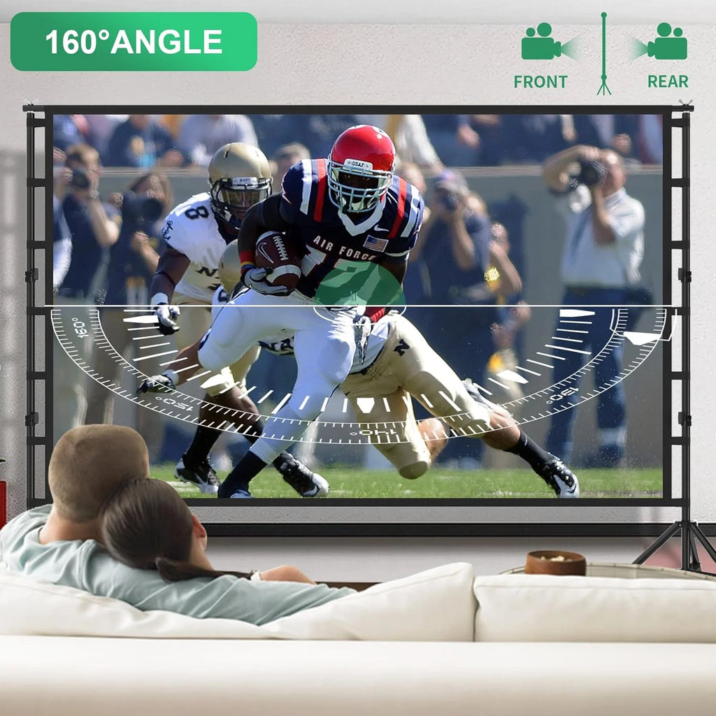 100 inch Portable Projector Screen with Stand F3612