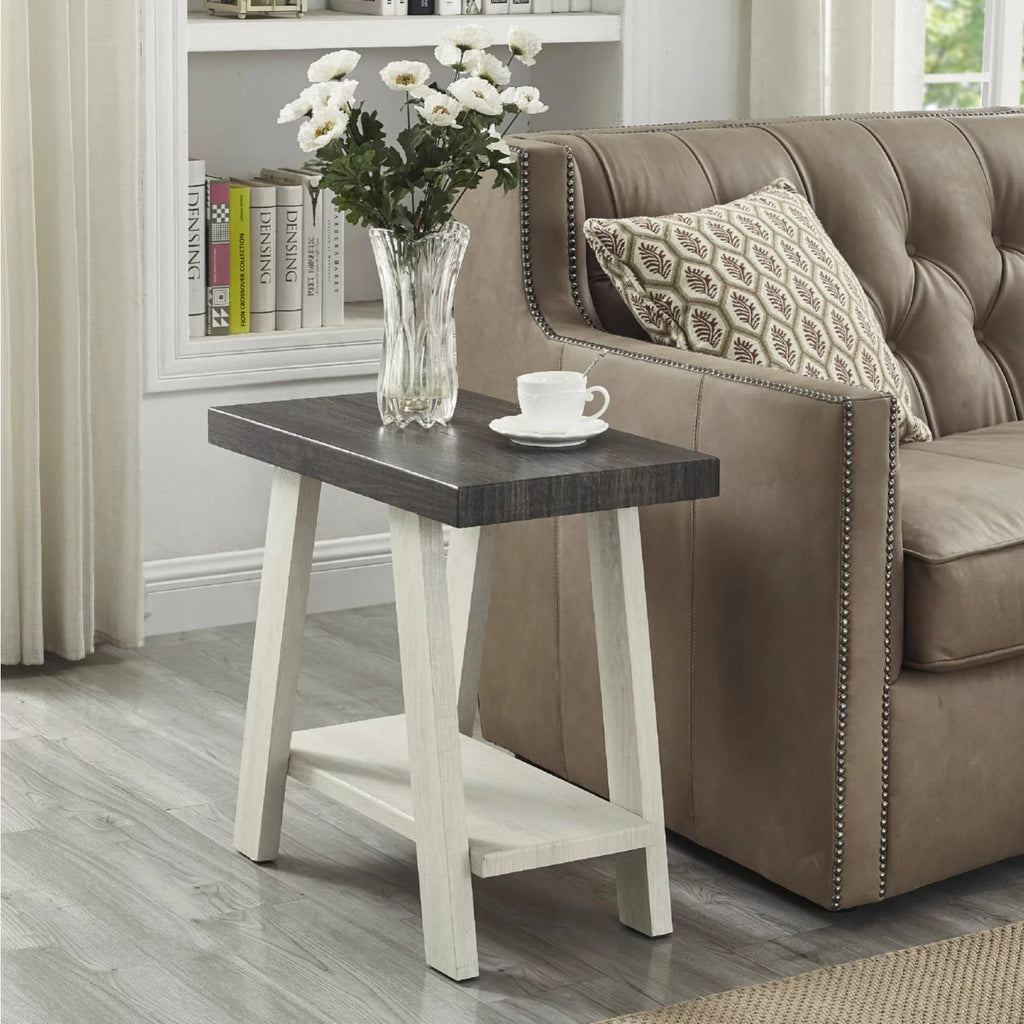 Wood Shelf End Table T630381