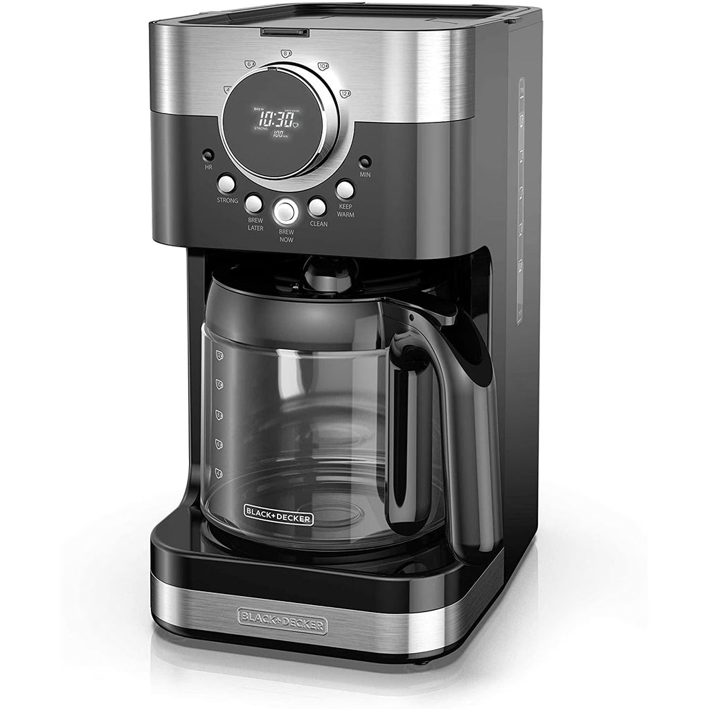 12 Cup Programmable Stainless Steel Coffee Maker D430