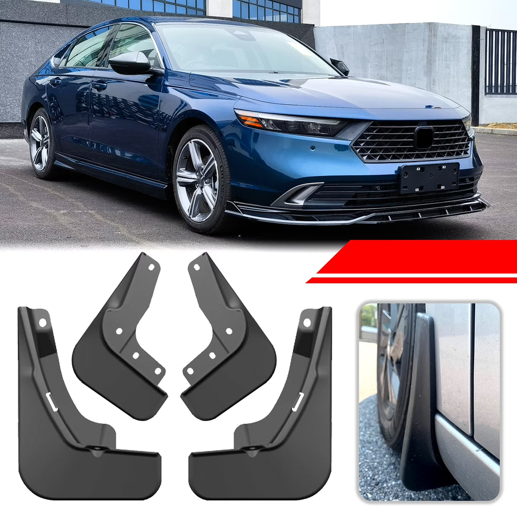 Black Mud Guard Set for Honda Accord Sedan Q3040