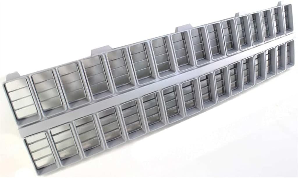 Grille Assembly for Chevy C10 C20 C30 K10 K20 K30 1981 1982 Argent Shell & Insert Plastic G367117