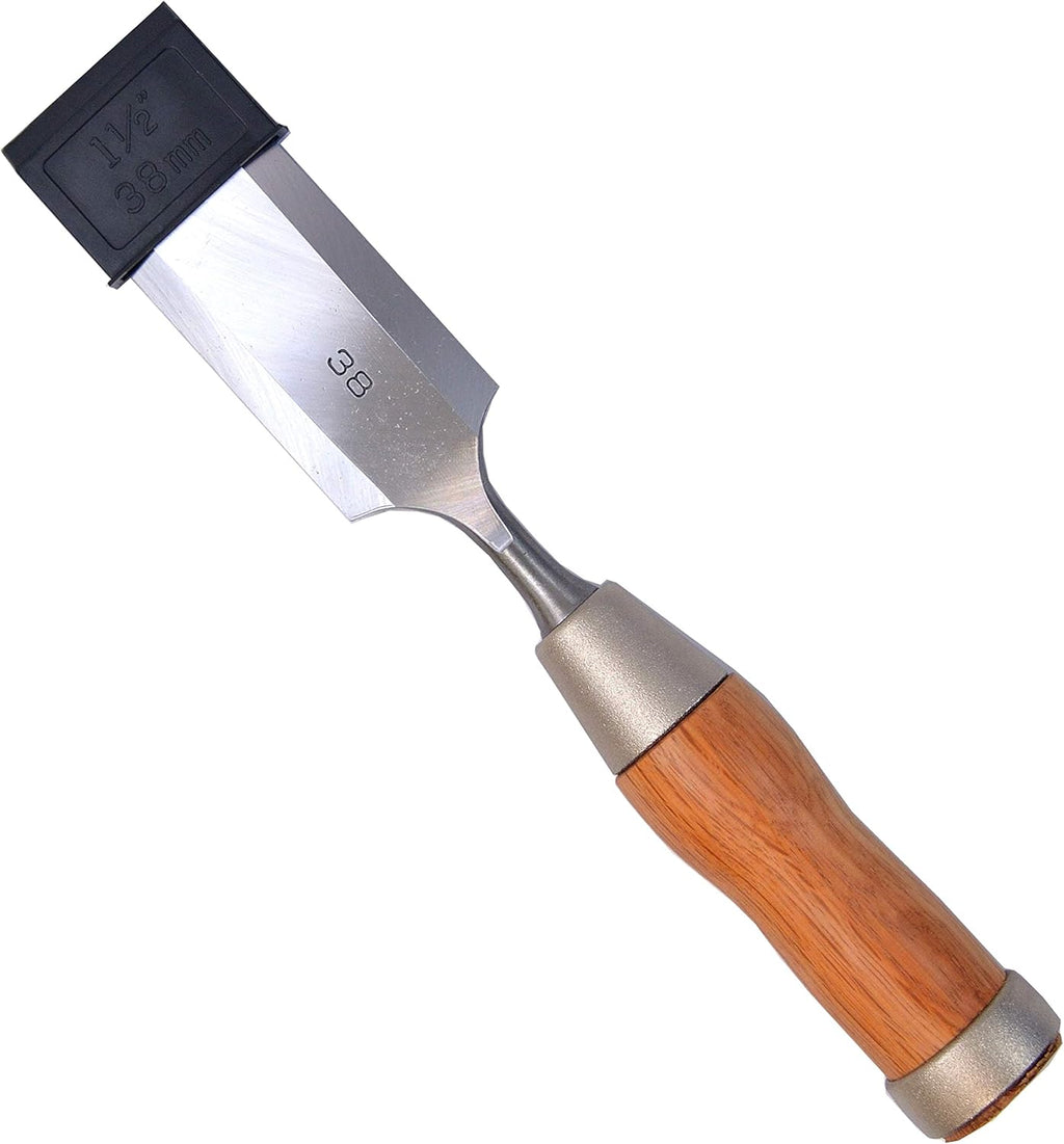 6 Pcs Japanese Wood Chisel Set with Carrying Case P4622