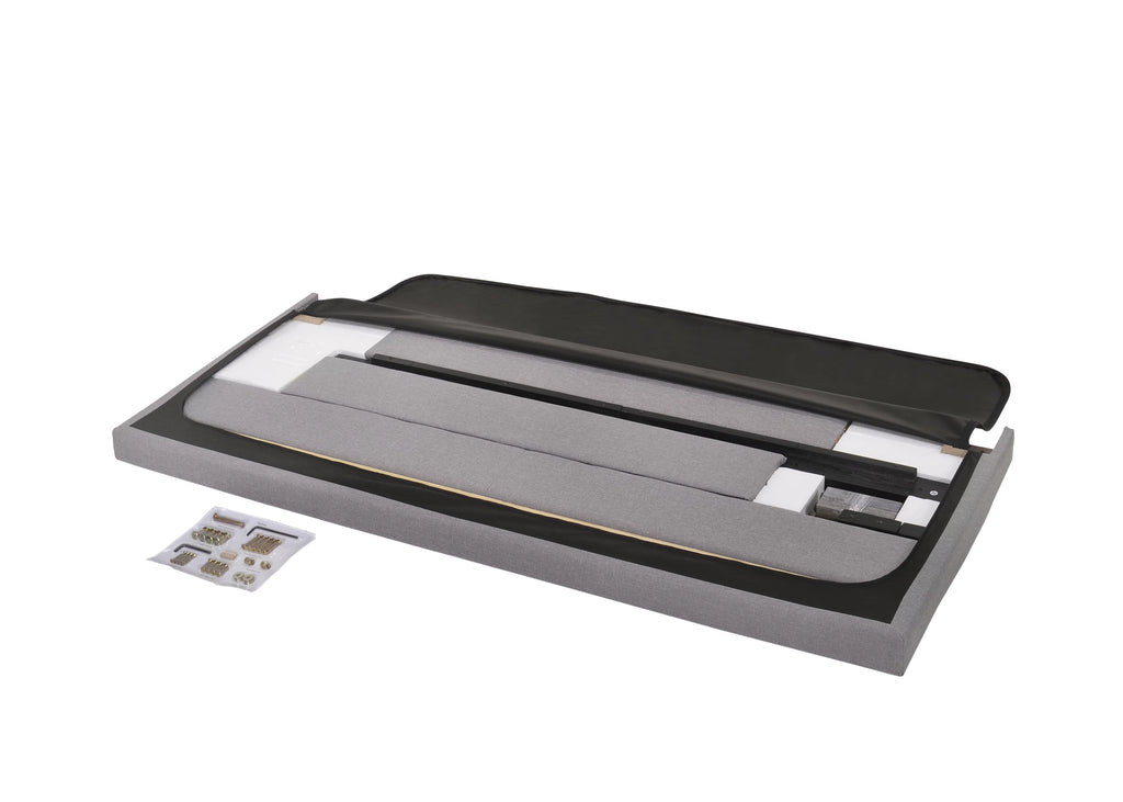 Gray Queen Panel Bed V6631