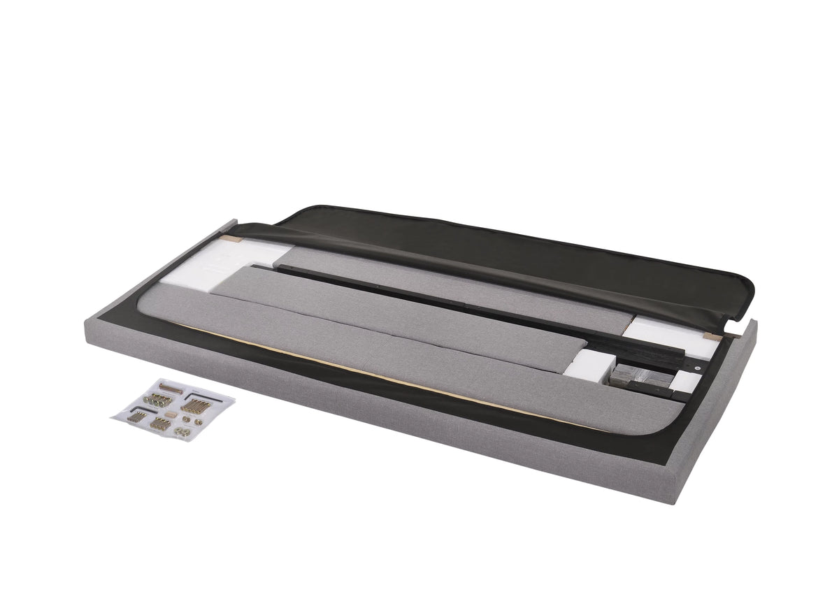 Gray Queen Panel Bed V6631