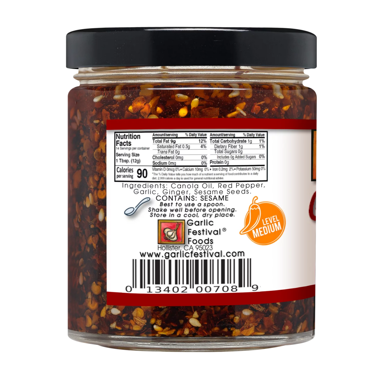 Garlic & Chili Crisp Oil 6 oz J39816