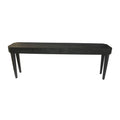 84 Inch Black Acacia Wood Console Sideboard Table H8180