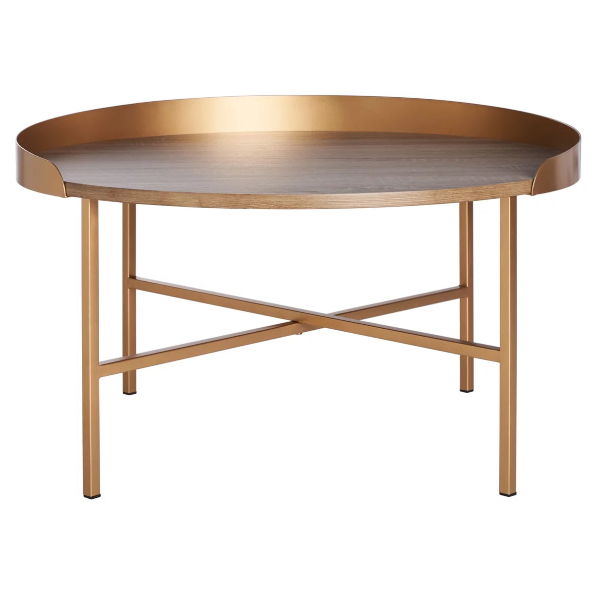 Round Light Grey Oak Coffee Table X481
